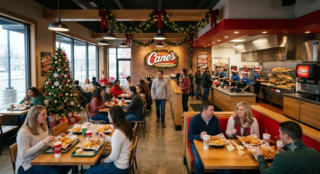Raising Canes Open on Christmas Day